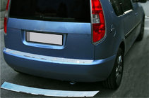 Skoda Roomster 2006–2015 Bagkofangerbeskytter (rustfrit stål) Blank foto 2