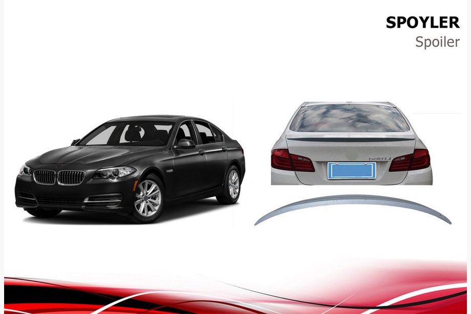 BMW 5-serie F10/F11 2010–2016 Spoiler Niken (til lakering) Image