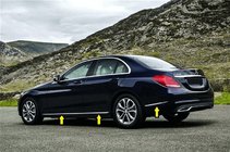 Mercedes C-klasse W205 2014–2021 Dæklister til dørmolding V1 (rustfrit stål) foto 1