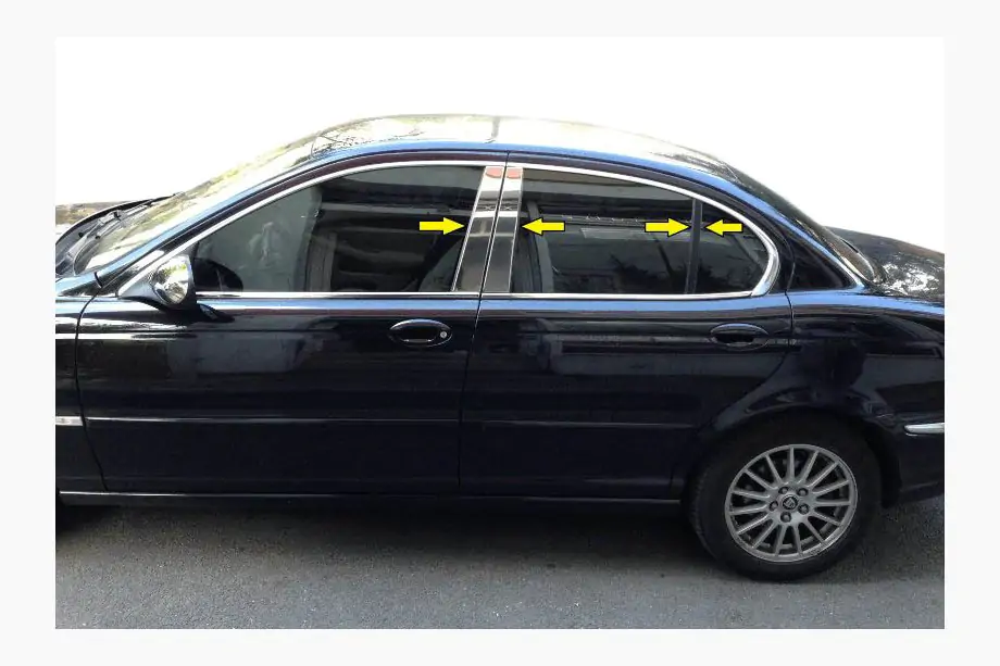 Jaguar X-Type 2001–2009 Stolpedæksler (rustfrit stål) Image