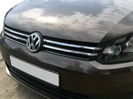 Volkswagen Caddy 2010–2015 Kromlister til kølergrill (smal model) foto 1