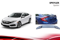 Honda Civic Sedan X 2016–2021 Niken V2 spoiler (til lakering) foto 3