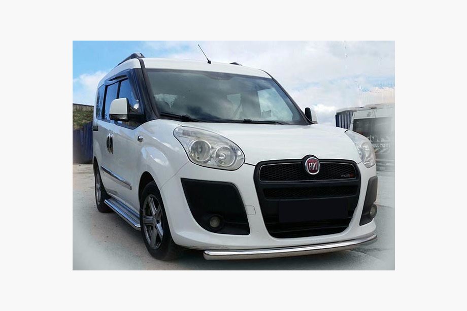 Fiat Doblo II 2010–2022 Frontbøjle ST008 (rustfrit stål) 2015↗, 60 mm Image