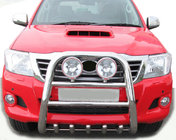Toyota Hilux 2006–2015 Bullbar QT007 (rustfrit stål) foto 1