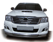 Toyota Hilux 2006–2015 Frontbeskyttelse ST014-1 (rustfrit stål) foto 1