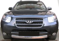 Hyundai Santa Fe 2 2006–2012 Frontbøjle ST008-Oval (rustfri) foto 1