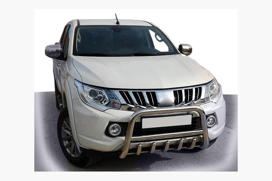 Mitsubishi L200 2015–2024 Kængurugitter WT003 (rustfrit stål) Image