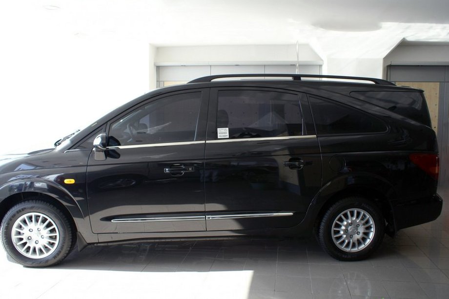 Ssang Yong Rodius Udvendige vindueslister (4 stk., rustfrit stål) Image