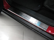SsangYong Korando 2010–2019 Dørtrinslister Nathaniko (4 stk., rustfrit stål) Standard - Lohmann tape, 0,5 mm foto 1
