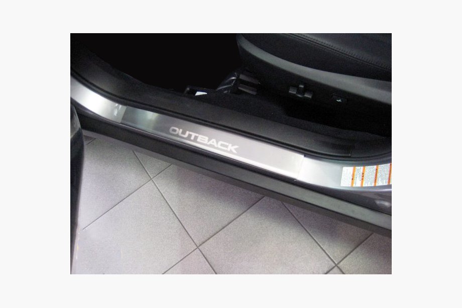 Subaru Outback 2009–2014 Natanika Premium dørtrinslister (2 stk., rustfrit stål) Image