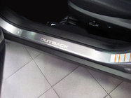 Subaru Outback 2009–2014 Natanika Premium dørtrinslister (2 stk., rustfrit stål) foto 1