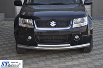Suzuki Grand Vitara 2005–2017 Dobbelt frontbøjle 60/42 mm (rustfrit stål) foto 5