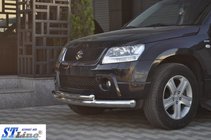Suzuki Grand Vitara 2005–2017 Dobbelt frontbøjle 60/42 mm (rustfrit stål) foto 6