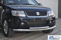 Suzuki Grand Vitara 2005–2017 Dobbelt frontbøjle 60/42 mm (rustfrit stål) foto 7