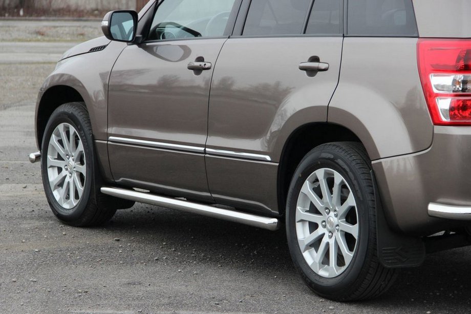 Suzuki Grand Vitara 2005–2017 Siderør BB001 (2 stk., rustfrit stål) Image