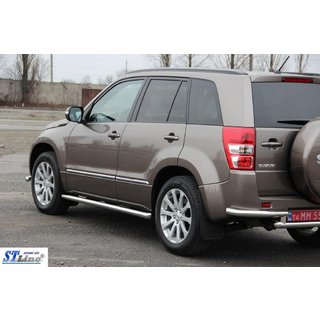 Siderør BB001 (2 stk., rustfrit stål) Suzuki Grand Vitara 2005–2017 foto 2