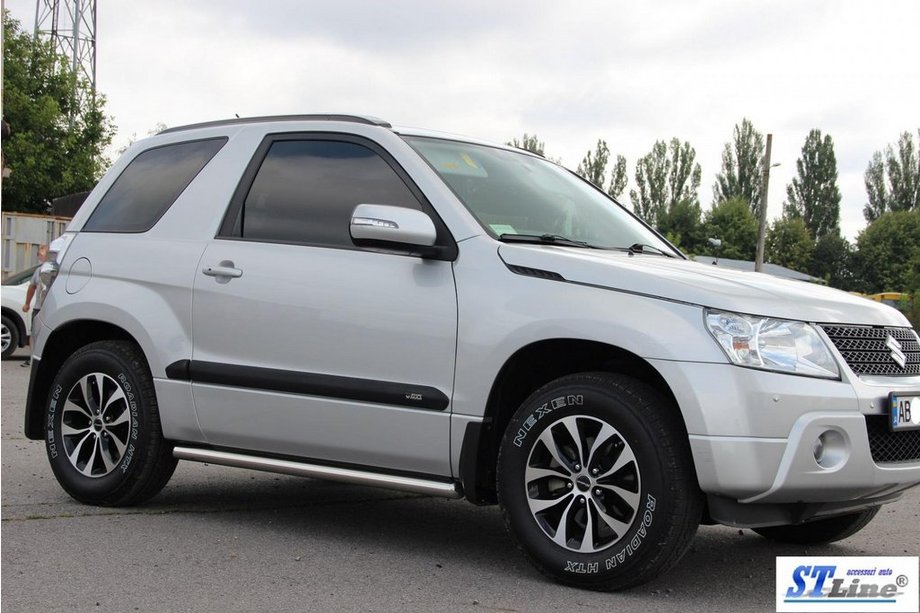 Suzuki Grand Vitara 2005–2017 Siderør BB001 (2 stk., rustfrit stål) 60 mm Foto 4