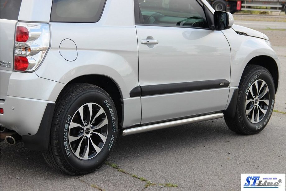 Suzuki Grand Vitara 2005–2017 Siderør BB001 (2 stk., rustfrit stål) 60 mm Foto 6