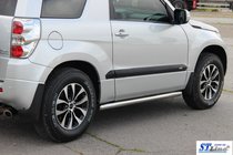 Suzuki Grand Vitara 2005–2017 Siderør BB001 (2 stk., rustfrit stål) foto 6