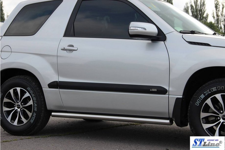 Suzuki Grand Vitara 2005–2017 Siderør BB001 (2 stk., rustfrit stål) 60 mm Foto 7