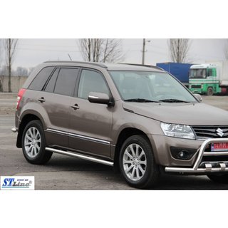 Siderør BB001 (2 stk., rustfrit stål) Suzuki Grand Vitara 2005–2017 foto 3