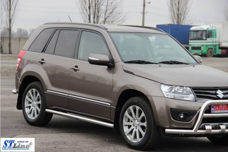 Suzuki Grand Vitara 2005–2017 Siderør BB001 (2 stk., rustfrit stål) 60 mm Foto 3