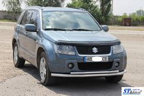 Suzuki Grand Vitara 2005–2017 Dobbelt frontbøjle 60/42 mm (rustfrit stål) foto 9
