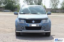 Suzuki Grand Vitara 2005–2017 Dobbelt frontbøjle 60/42 mm (rustfrit stål) foto 10