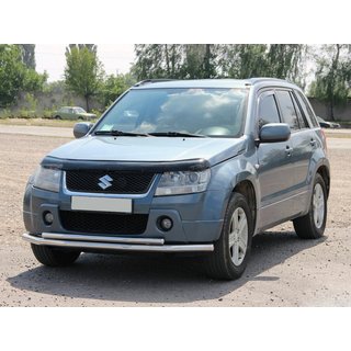 Dobbelt frontbøjle 60/42 mm (rustfrit stål) Suzuki Grand Vitara 2005–2017 foto 1