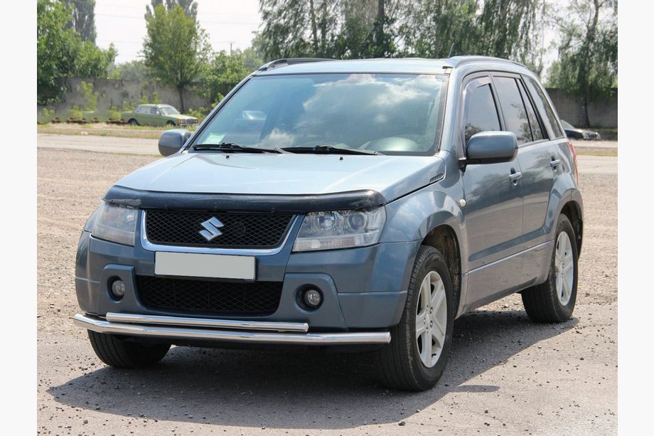 Suzuki Grand Vitara 2005–2017 Dobbelt frontbøjle 60/42 mm (rustfrit stål) Image