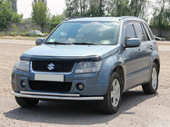 Suzuki Grand Vitara 2005–2017 Dobbelt frontbøjle 60/42 mm (rustfrit stål) foto 1