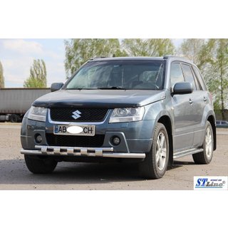 Frontbøjle ST015 (rustfrit stål) Suzuki Grand Vitara 2005–2017 foto 2