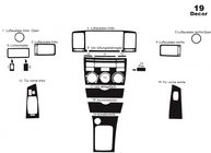 Toyota Corolla 2002–2007 Instrumentbordslister (2004-2007) Aluminium foto 3