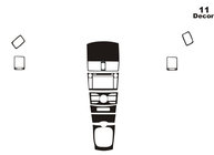 Toyota Corolla 2007–2013 Instrumentbordspaneler (type 1) foto 2