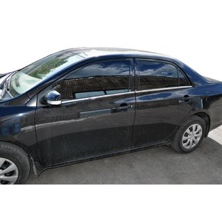 Udvendige vindueslister i rustfrit stål (4 stk.) Toyota Corolla 2007–2013 foto 1