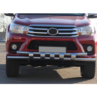 Frontbøjle ST015 (rustfrit stål) Toyota Hilux 2015– foto 3