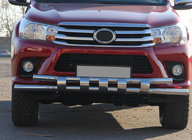 Toyota Hilux 2015– Frontbøjle ST015 (rustfrit stål) foto 3
