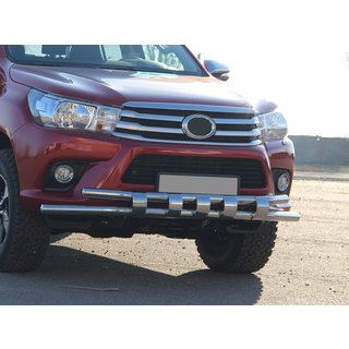 Frontbøjle ST015 (rustfrit stål) Toyota Hilux 2015– foto 2