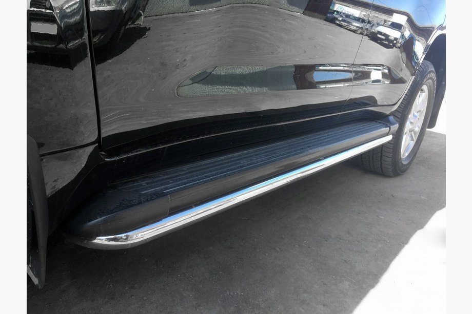 Toyota Land Cruiser 200 2007–2021 Beskyttelse til sidetrin BB004 (2 stk., rustfrit stål) Image