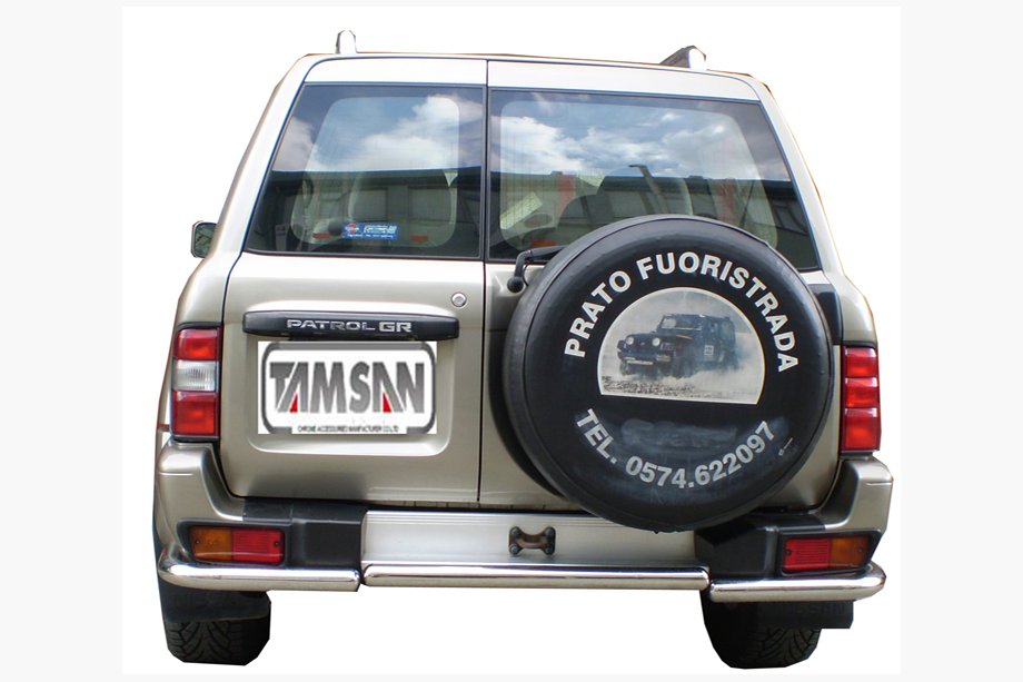 Nissan Patrol Y61 1997–2011 Bageste bøjle AK005-1 (rustfrit stål) Image