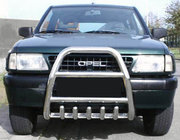 Opel Frontera 1991–1998 Bullbar QT007 (rustfrit stål) foto 1