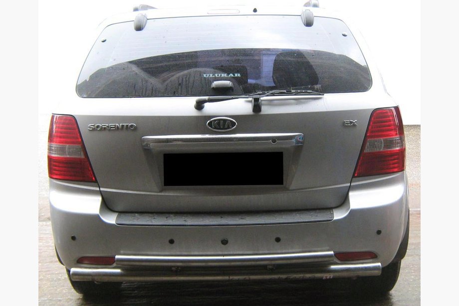 Kia Sorento I BL 2002–2009 Bagbøjle AK002-Dobbelt (rustfrit stål) Image