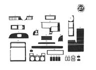 Toyota Land Cruiser 90 Prado 1996–2002 Instrumentbordbeklædning foto 2