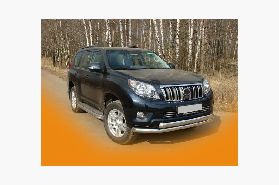 Toyota Land Cruiser Prado 150 2009–2023 Frontbøjle ST014 (rustfrit stål) 70/42 mm Foto 3