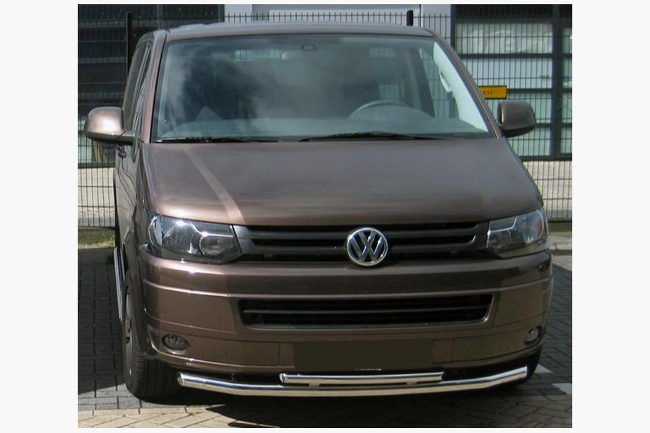 Volkswagen T5 2010–2015 Dobbelt frontbøjle 60/48 mm (rustfri stål) Image