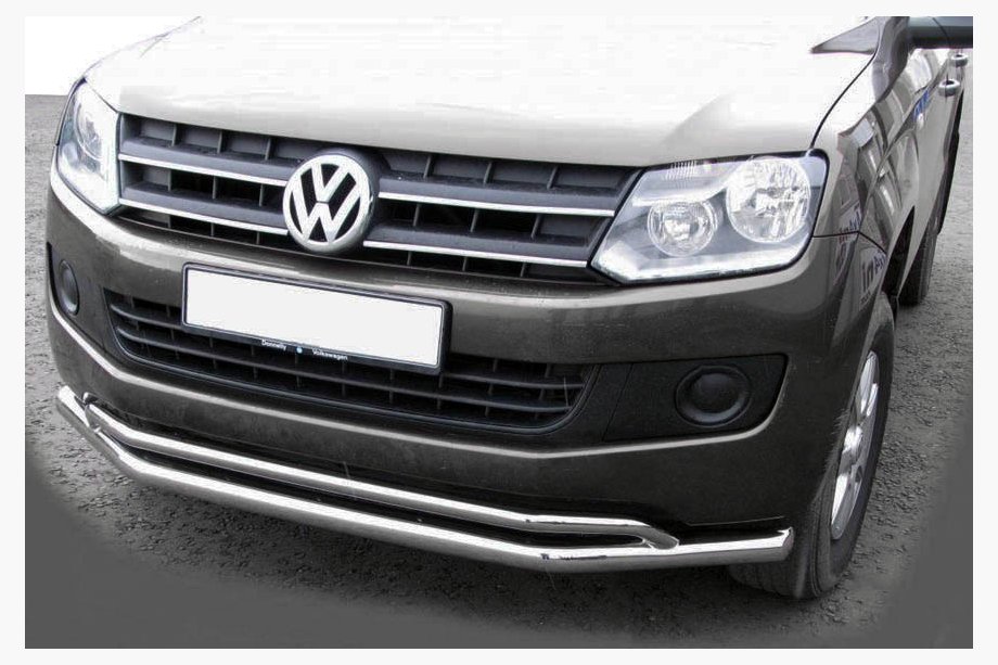 Volkswagen Amarok 2010–2022 Frontbeskyttelse ST017 (rustfrit stål) 70 x 48 mm Image