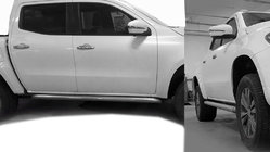 Mercedes X class 2017–2020 Siderør med skrå afskæring (2 stk., rustfrit stål) foto 1