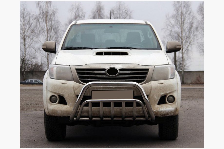 Toyota Hilux 2006–2015 Bullbar WT002 (rustfrit stål) Image