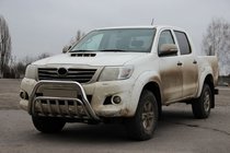 Toyota Hilux 2006–2015 Bullbar WT002 (rustfrit stål) foto 2