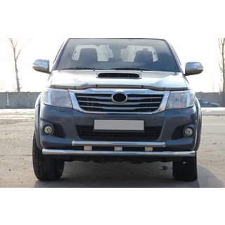 Frontbøjle ST014 (rustfrit stål) Toyota Hilux 2006–2015 foto 3
